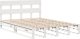 vidaXL vidaXL Rama łóżka bez materaca, biała, 135x190 cm, lite drewno sosnowe 3