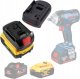 Rosfix ADAPTER AKUMULATORA PRZEJSCIÓWKA DEWALT 18V 20V MILWAUKEE M18 DO BOSCH 1