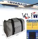 Caley TORBA PODRÓŻNA 40x20x25 DO SAMOLOTU RYANAIR WIZZAIR BAGAŻ PODRĘCZNY - GRANATOWA 2