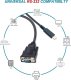 Adapter USB Equip Equip Adapter USB-C -> Seriell RS232-DB9      St/St 1.50m sw 4