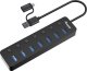 HUB USB Equip Equip USB-Hub 7-Port 3.2  ->7x3.2        5Gbps m.Netzteil sw 1