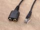 Adapter AV Equip Equip Telefonkabel RJ9 auf 2x 3.5mm Klinke für Headset 25cm 6