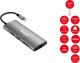 Adapter USB Equip Equip Dock USB-C->HDMI,Gigabit LAN,USB3.0,100WPD,SD/TF 0,25m 2