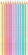 Faber-Castell FABER-CASTELL Buntstifte Sparkle Pastell 12er Metalle. 1