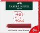 Faber-Castell FABER-CASTELL Tintenpatronen Standard 6x rot 1