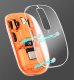 Mysz Manhattan MANHATTAN Funkmaus USB-A 4Tasten RGB LED orange transparent 1