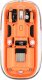 Mysz Manhattan MANHATTAN Funkmaus USB-A 4Tasten RGB LED orange transparent 7