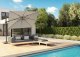 Platinum Parasol ogrodowy Challenger T Premium 3mx3m (havanna) 3