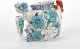Witek Home Ceramiczny imbryk Ryba niebieskie kwiaty 1