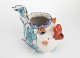 Witek Home Ceramiczny imbryk Ryba niebieskie kwiaty 2