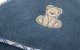 Vossen Ręcznik dziecięcy z kapturkiem 100x100 cm Teddy 4695 Blue 2