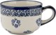 Bolesławiec Filiżanka ceramiczna 200 ml + spodek Bolesławiec Dekor 224 2