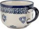 Bolesławiec Filiżanka ceramiczna 200 ml + spodek Bolesławiec Dekor 224 3