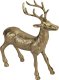 Ewax Figurka ozdobna Renifer H44,5 cm złota metalowa 3