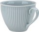 DUO Filiżanka porcelanowa 320 ml + spodek Dalia Niebieska 3