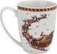DUO Kubek porcelanowy 350ml Mikołaj na saniach 4