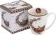 DUO Kubek porcelanowy 350ml Mikołaj na saniach 5