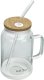 Vialli Design Słoik ze słomką 600 ml Fuori biały 1
