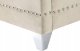 Beliani Łóżko welurowe 160 x 200 cm beżowe AYETTE 8