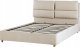 Beliani Łóżko z pojemnikiem welurowe 140 x 200 cm beżowe BATILLY 7
