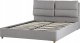 Beliani Łóżko z pojemnikiem welurowe 160 x 200 cm jasnoszare BATILLY 7