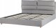 Beliani Łóżko z pojemnikiem welurowe 180 x 200 cm jasnoszare BATILLY 7