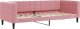 vidaXL Sofa z funkcją spania, różowa, 80x200 cm, obita aksamitem 2