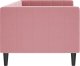 vidaXL Sofa z funkcją spania, różowa, 80x200 cm, obita aksamitem 4