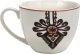 DUO Filiżanka porcelanowa 250 ml + spodek Parzenica 6