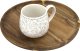 Veroni Kubek porcelanowy 440 ml baryłka Magnat Listki 6