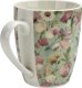Veroni Kubek porcelanowy 360 ml Grande jasnozielony wzór 2 1