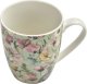 Veroni Kubek porcelanowy 360 ml Grande jasnozielony wzór 2 2