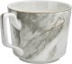 Veroni Komplet 6 filiżanek 250ml ze spodkami Marmur 3