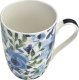 Veroni Kubek porcelanowy 340 ml Indigo biały wzór 3 1