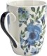 Veroni Kubek porcelanowy 340 ml Indigo biały wzór 3 2