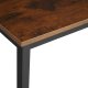 Biurko Tectake Biurko Jenkins - Drewno industrialne ciemne, rustykalne, 100 cm 2