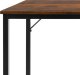 Biurko Tectake Biurko Jenkins - Drewno industrialne ciemne, rustykalne, 100 cm 6