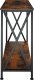 Tectake Stolik konsolowy Tacoma drewno industrialne - Drewno industrialne ciemne, rustykalne 3