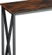 Tectake Stolik konsolowy Tacoma drewno industrialne - Drewno industrialne ciemne, rustykalne 6
