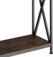 Tectake Stolik konsolowy Tacoma drewno industrialne - Drewno industrialne ciemne, rustykalne 9