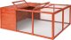 Tectake Składany kojec dla królików 159 x 109 x 55 cm - brązowy 1