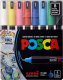 Posca Posca - PC1MR - Extra Fine Tip Pen - Soft Colors, 8 pc /Arts and Crafts /Multi 1