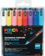 Posca Uni-Ball uni POSCA PC-1MR - 16 pcs - 16 Stück(e) - Schwarz - Blau - Gold - Grün - Orange - Pink - Rot - Silber - Violett - Weiß - Gelb - Rundspitze - Mehrfarbig - Schwarz - 0,7 mm 2