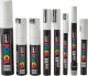 Posca Posca - 8 Nib Size White Set (401618) /Arts and Crafts 2