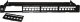 Techly Techly 368567 Patch panel na 24 moduły Keystone, 1U, Rack 19" 4