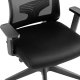 Krzesło biurowe Tectake Ergonomiczne krzesło biurowe Phoibe z regulowanym zagłówkiem - czarny 7