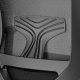 Krzesło biurowe Tectake Ergonomiczne krzesło biurowe Phoibe z regulowanym zagłówkiem - czarny 8