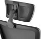 Krzesło biurowe Tectake Ergonomiczne krzesło biurowe Phoibe z regulowanym zagłówkiem - czarny 9