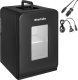Lodówka turystyczna Tectake Przenośna mini lodówka z funkcją 2 w 1 27x31x41cm - czarny 1