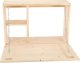 Esschert Design Esschert Design Wiszący barek z rozkładaną półką, M, naturalny 3
